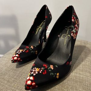 Jessica Simpson Floral Heels